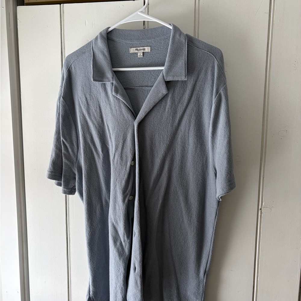 Madewell Light Blue Casual Button Down Shirt